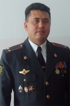 Исполняющий обязанности начальника назаровской полиции Андрей Фомин