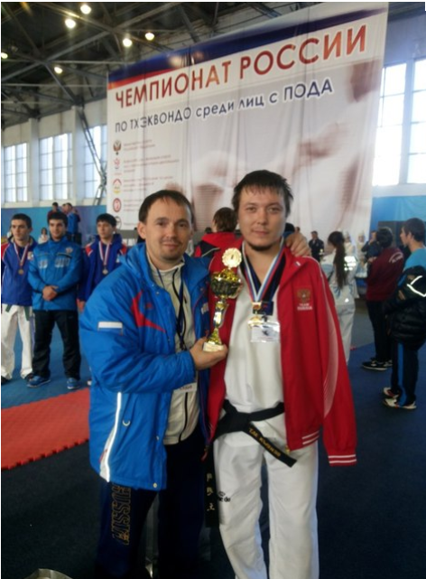 Красноярский спортсмен стал чемпионом России по паратхэквондо