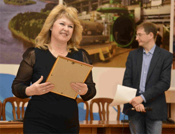 Светлану Томилину награждают в Фонде развития предпринимательства Зеленогорска
