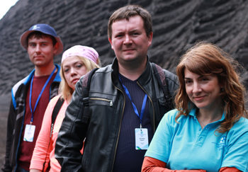 Журналисты "западного" направления пресс-тура на Березовском угольном разрезе
