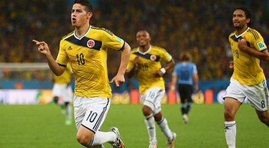матч Колумбии и Уругвая