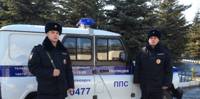 В Красноярске полицейских наградят за спасение мужчины