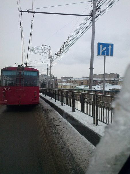С Копыловского моста в Красноярске убрали аварийно-опасный знак