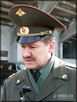 Заместитель командующего парадом Евгений Полейников