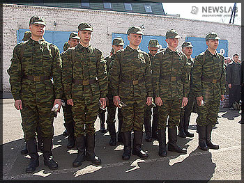 Парад военнослужащих, увольняемых в запас