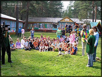 детский телевизионный фестиваль в лагере «Таежный»