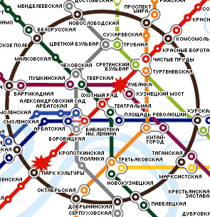 Метро измайловский парк на схеме