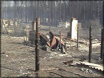 После пожара, произошедшего на территории садовых обществ «Строитель» и «Кооператор» в Минусинском районе