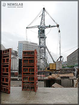 Cтроительство зданий в центре Красноярска