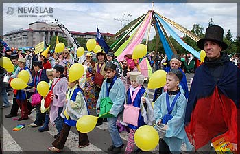 II Детский карнавал «Город детства» в Красноярске