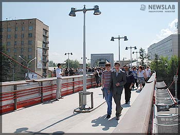 Открытие нового моста в Красноярске