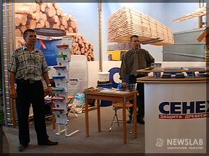 На выставке «Технодрев-Сибирь 2007»