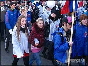 Красноярская молодежь отметила День народного единства