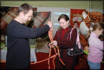 8 ноября в рамках выставки «Продовольствие-2007» впервые в Красноярске состоялся фестиваль колбасы «Сибирский Расколбас» (фото Ларисы Федоровой)