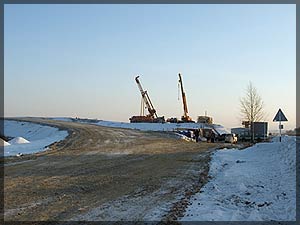 Фото: Строительство объездной дороги вокруг Красноярска
