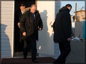 Фото: Путин и Хлопонин после совещания