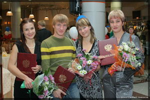 Фото: Лауреаты премии. Фото Сергея Чивикова.