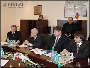 Фото: Встреча заместителя главы города Виталия Боброва и делегации из республики Беларусь
