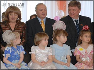 Фото: Людмила Юдина, Петр Пимашков, Михаил Яшин и дети