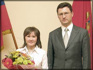 Фото: Александр Новак (справа). Фото краевого агентства образования