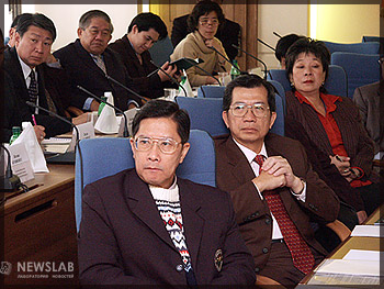 Члены делегации Тайланда во время встречи в Краевой администрации