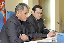 Сергей Шойгу и Эдхам Акбулатов