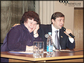 Валентина Ярошевская и Александр Хлопонин
