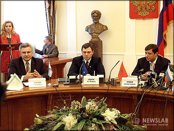 Борис Золотарев, Олег Бударгин и Александр Хлопонин.