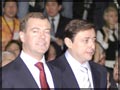 Фото: Дмитрий Медведев и Александр Хлопонин в центре. Фото Александра Паниотова