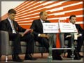Экономический форум (Олег Белозёров, Владимир Дмитриев, Аркадий Дворкович)