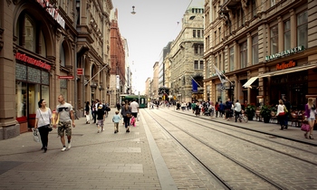 На улицах Хельсинки