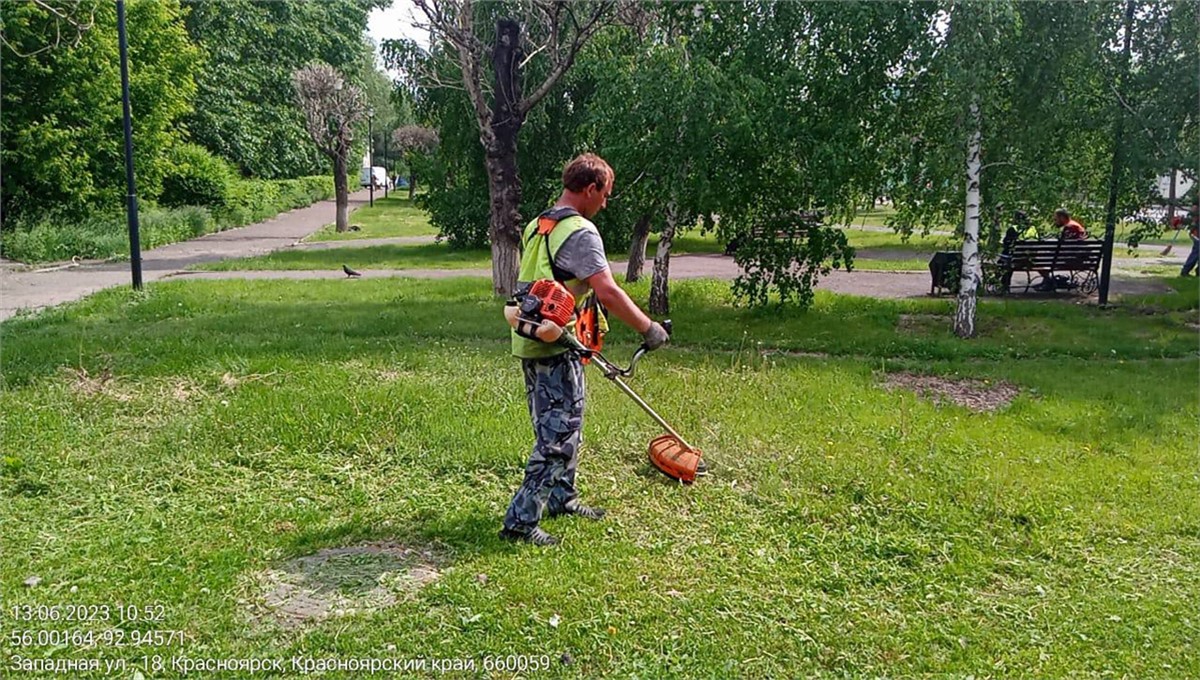 Мэрия просит красноярцев потерпеть шум от покосов травы | 13.06.2023 |  Красноярск - БезФормата