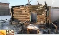 В пожаре погибла семья