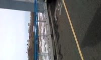 Пешеходный мост у БКЗ. 22.03.2015