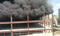 Пожар на ул. Новосибирской
