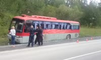 ДТП с автобусом в Ачинском районе