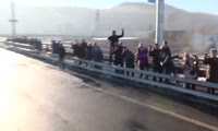 Открытие четвертого автомобильного моста через Енисей в Красноярске