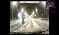 Пешеход на Копыловском мосту