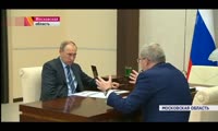 Президент России Владимир Путин встретился с губернатором края Виктором Толоконским