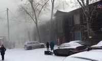 Пожар в доме на ул. Базарной