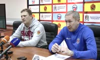 Пресс-конференция после полуфинального матча «СКА- Нефтяник» - «Енисей»