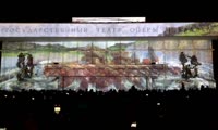 3D-шоу на Театральной площади в честь года до Универсиады
