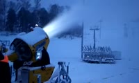 Производство снега из водопроводной воды для трасс Универсиады