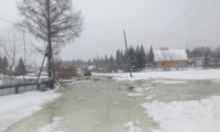 В Красноярском крае  затопило село Абалаково