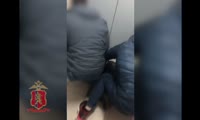 Задержание подозреваемого в нападении на посетителей кафе