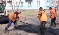 Ямочный ремонт в Ленинском районе