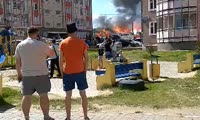 Пожар в красноярской Николаевке