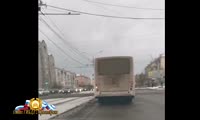 В Красноярске водитель автобуса привлечен к ответственности за проезд на «красный»