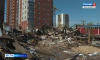  В Красноярске неизвестные снесли дом 