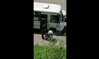 Конфликт в автобусе № 38 в Красноярске